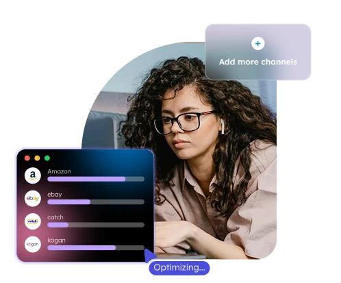 Multi-channel sales feature illustration