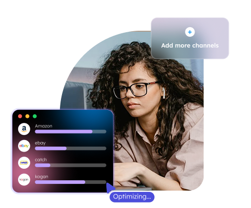 Multi-channel sales feature illustration